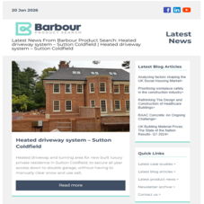 Latest News From Barbour Product Search:   Heated driveway system – Sutton Coldfield |  Heated driveway system – Sutton Coldfield